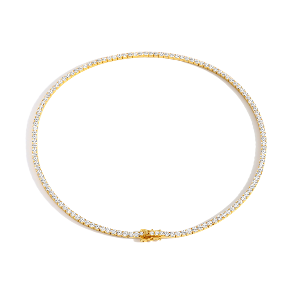 3mm Tennis Necklace