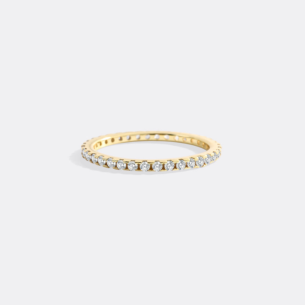 April Birthstone Eternity Stacking Ring