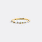 April Birthstone Eternity Stacking Ring
