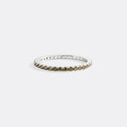 August Birthstone Eternity Stacking Ring