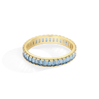Baguette Birthstone Eternity Band