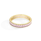 Baguette Birthstone Eternity Band