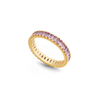 Baguette Birthstone Eternity Band