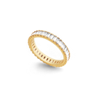 Baguette Birthstone Eternity Band