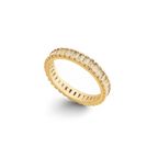 Baguette Birthstone Eternity Band