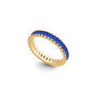 Baguette Birthstone Eternity Band