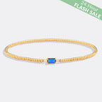 Gold Beaded Birthstone Bracelet