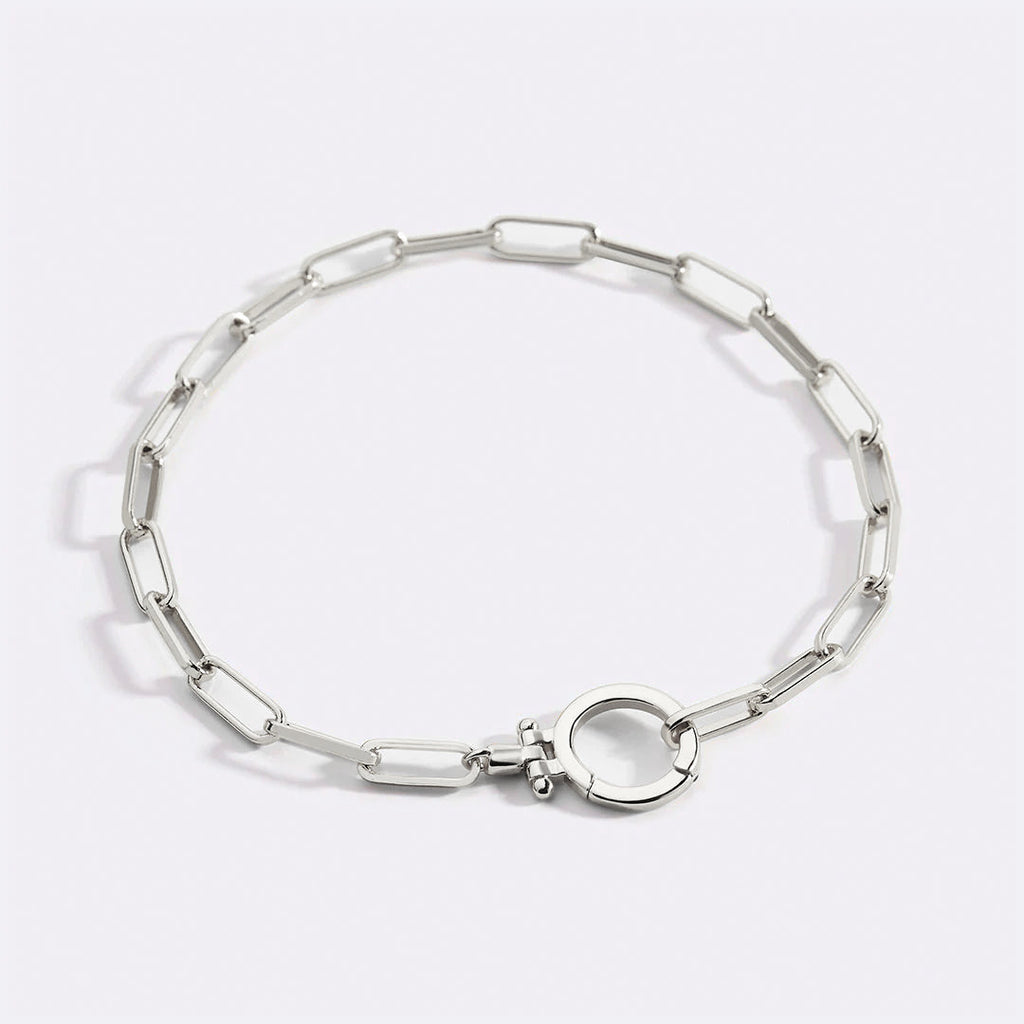 Mint Paperclip Bracelet