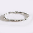 All Things Through Christ Beaded Inspire Bracelet