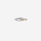 April Birthstone Eternity Stacking Ring