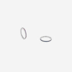 April Birthstone Eternity Stacking Ring