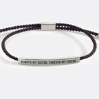Always My Sister, Forever My Friend Inspire Bracelet