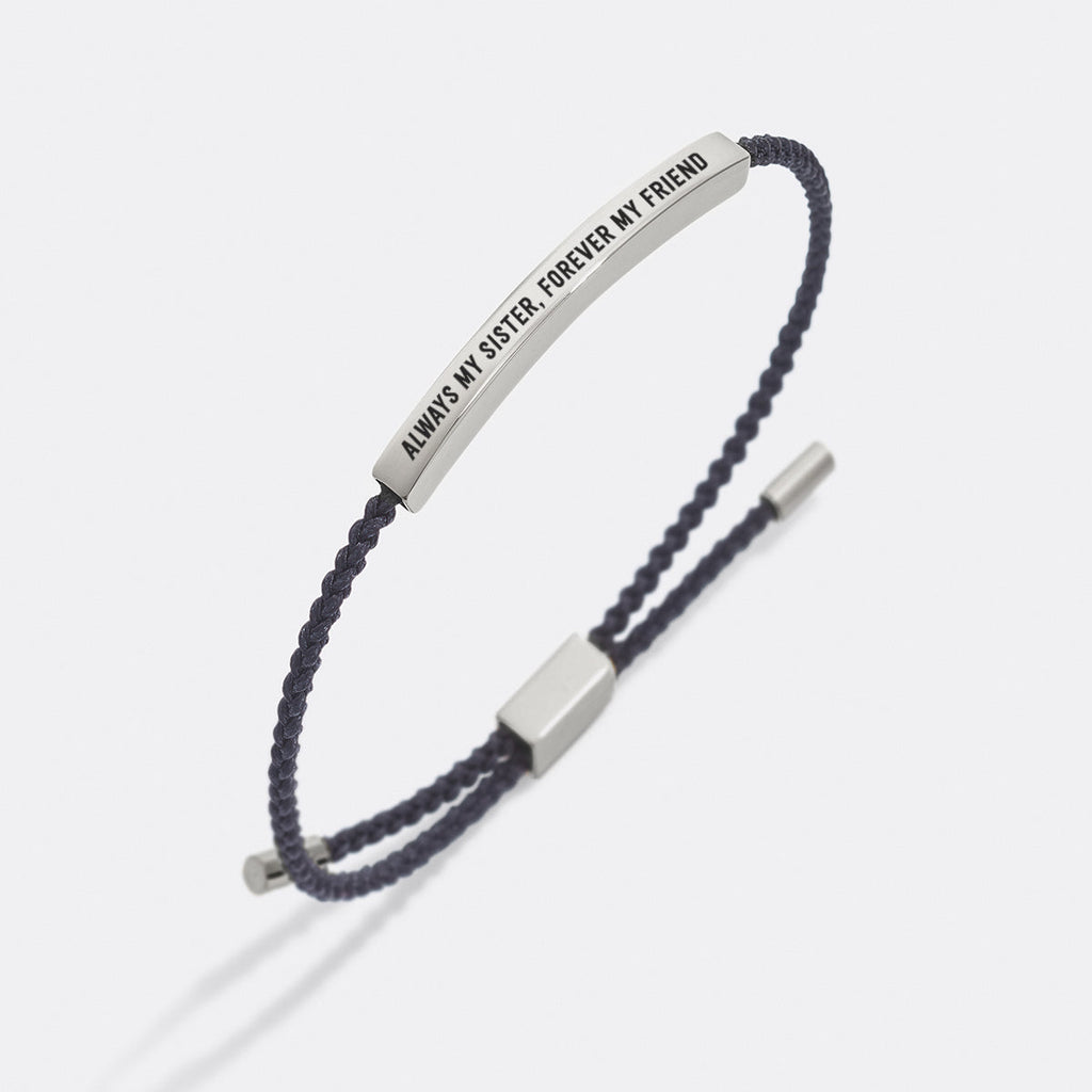 Always My Sister, Forever My Friend Inspire Bracelet