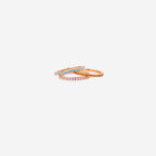 April Birthstone Eternity Stacking Ring